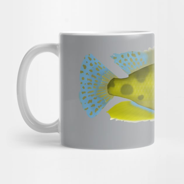 Livingston Cichlid by FishFolkArt